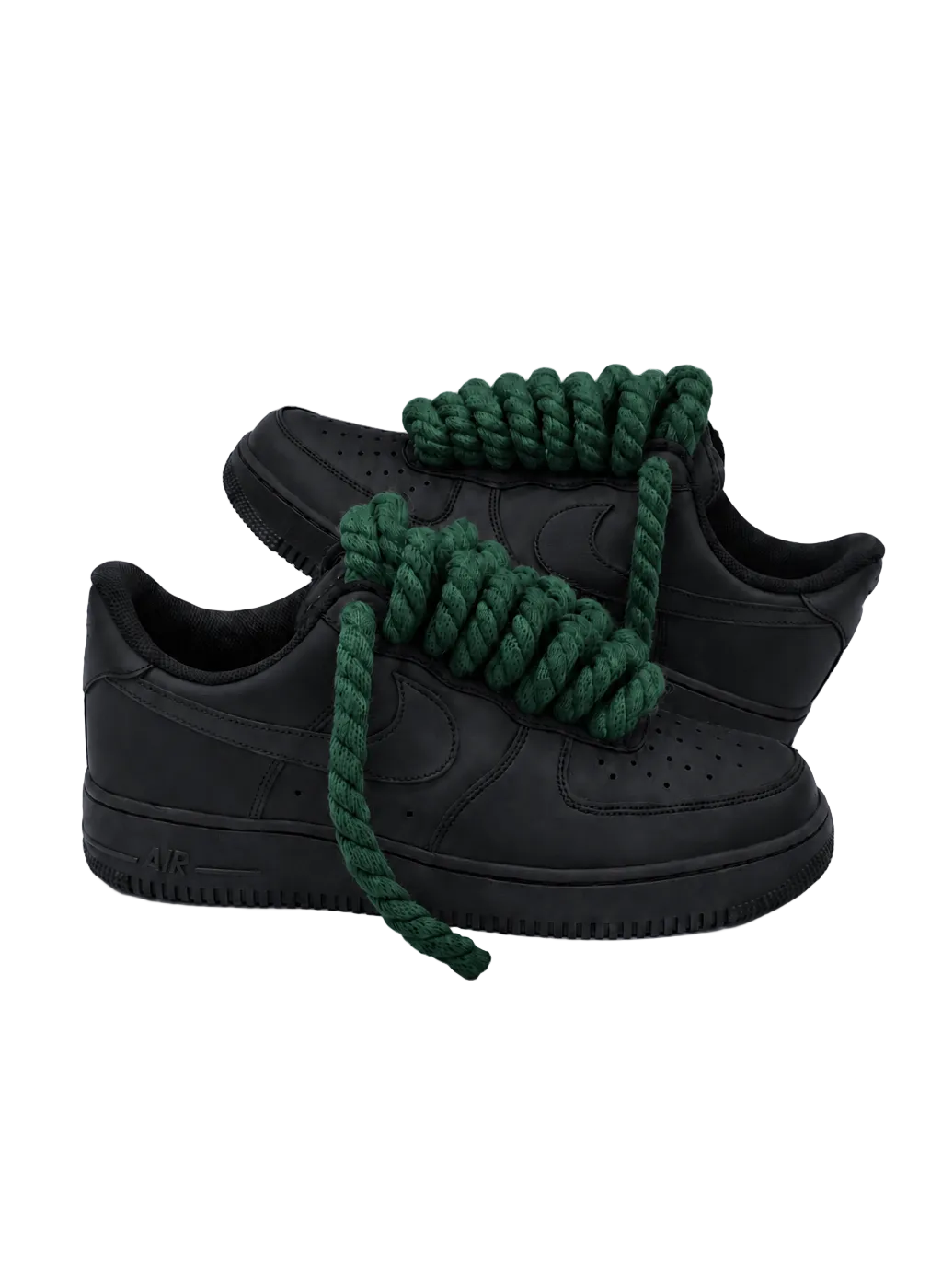 Air Force 1 Blk x Ropes Tree Green