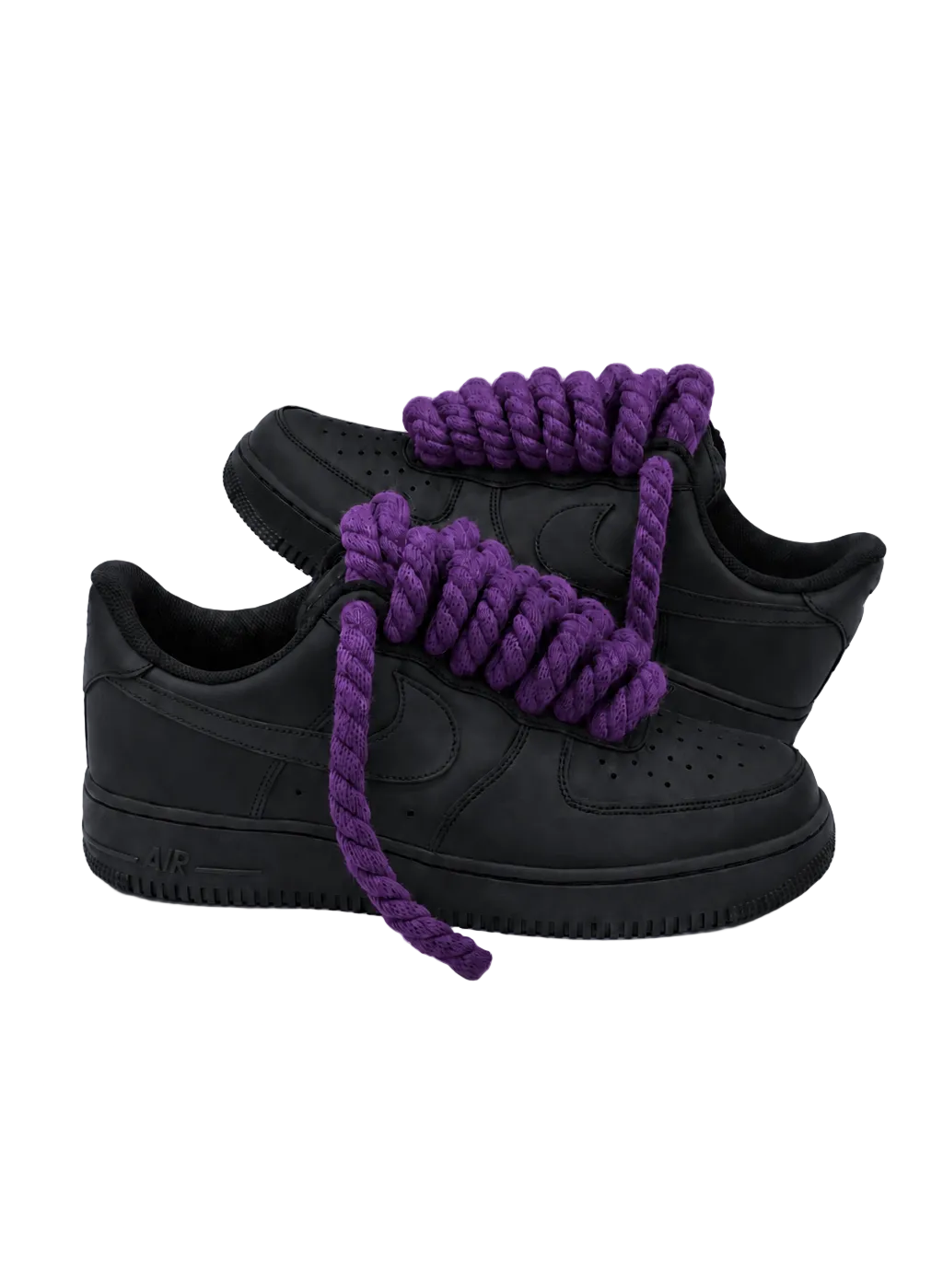 Air Force 1 Blk x Ropes Purple