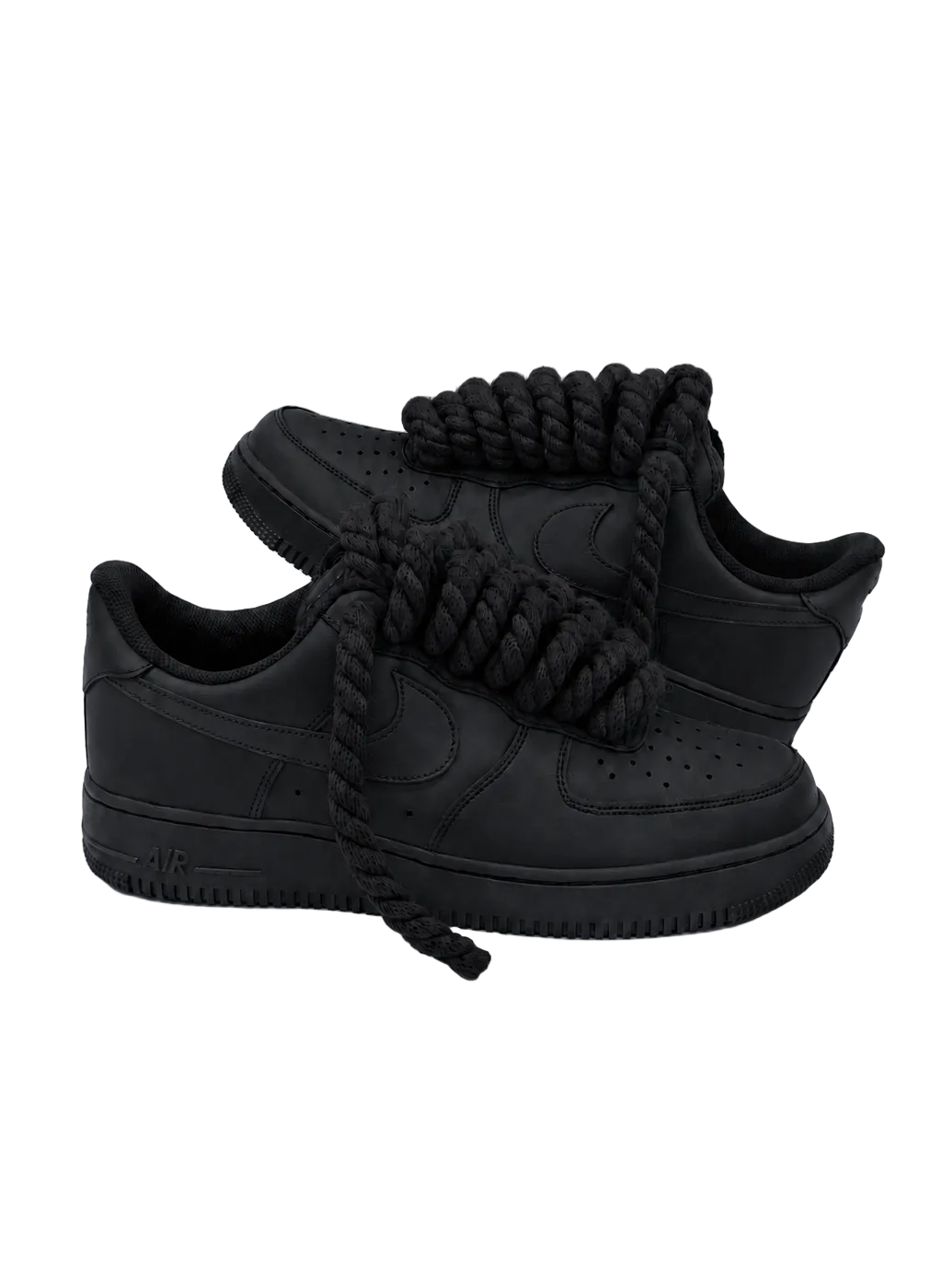 Air Force 1 Blk x Rope Black