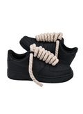Air Force 1 Blk x Ropes Beige