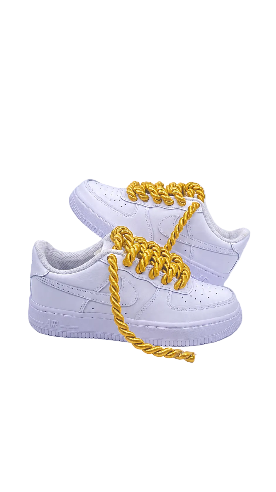 Air Force 1 x Satin Ropes Gold