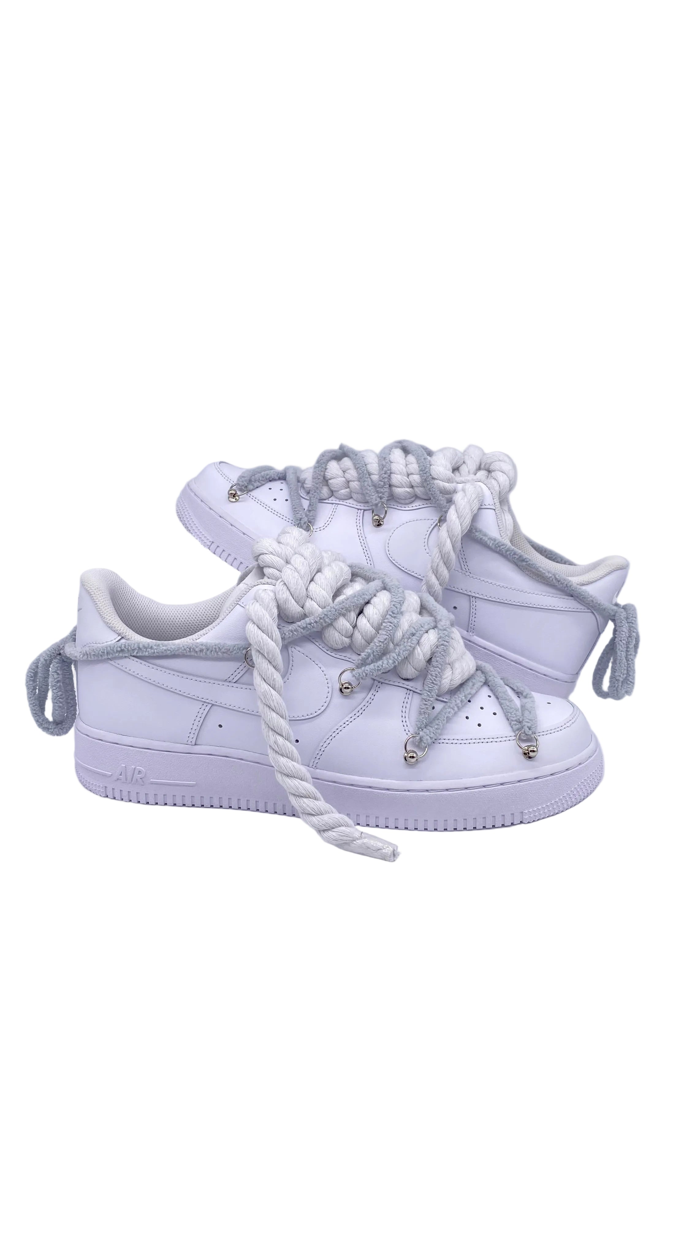 Air Force 1 x Double Laces Grey