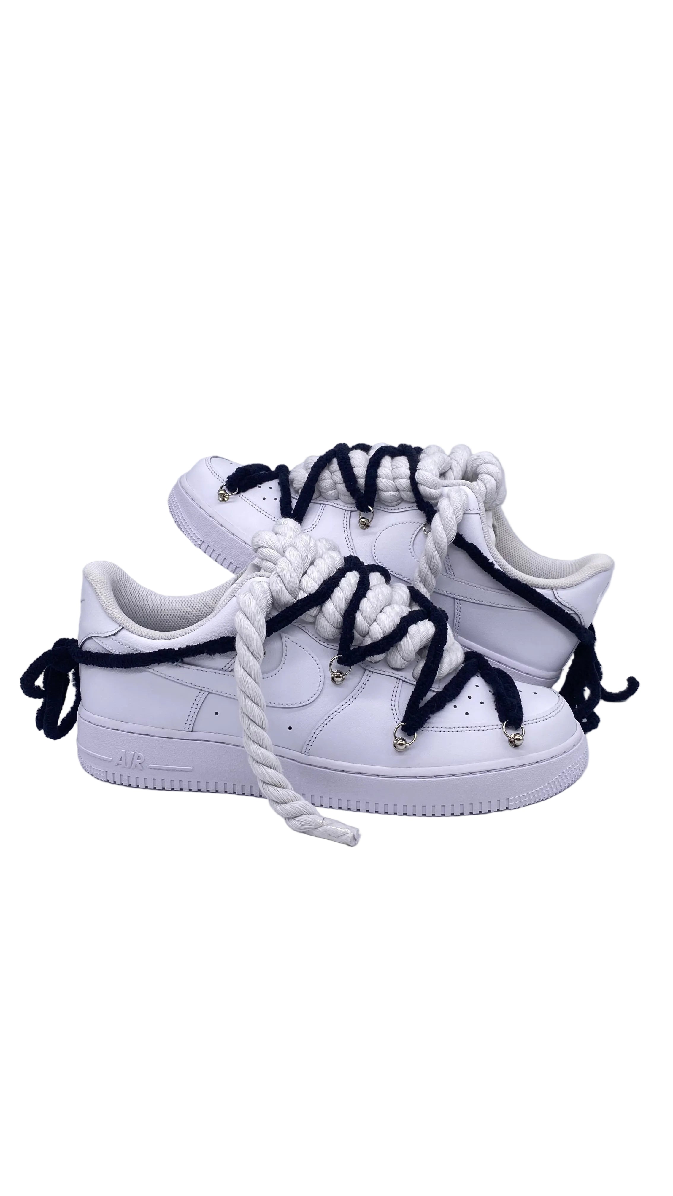 Air Force 1 x Double Laces Black