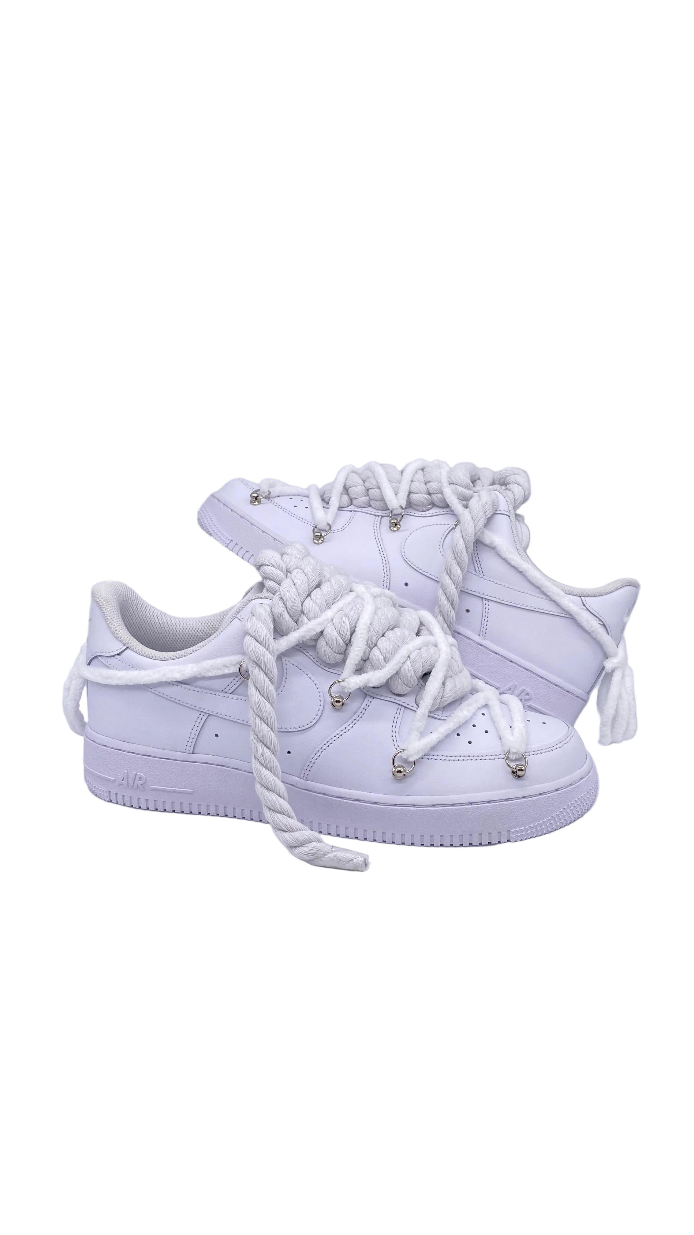 Air Force 1 x Double Laces White