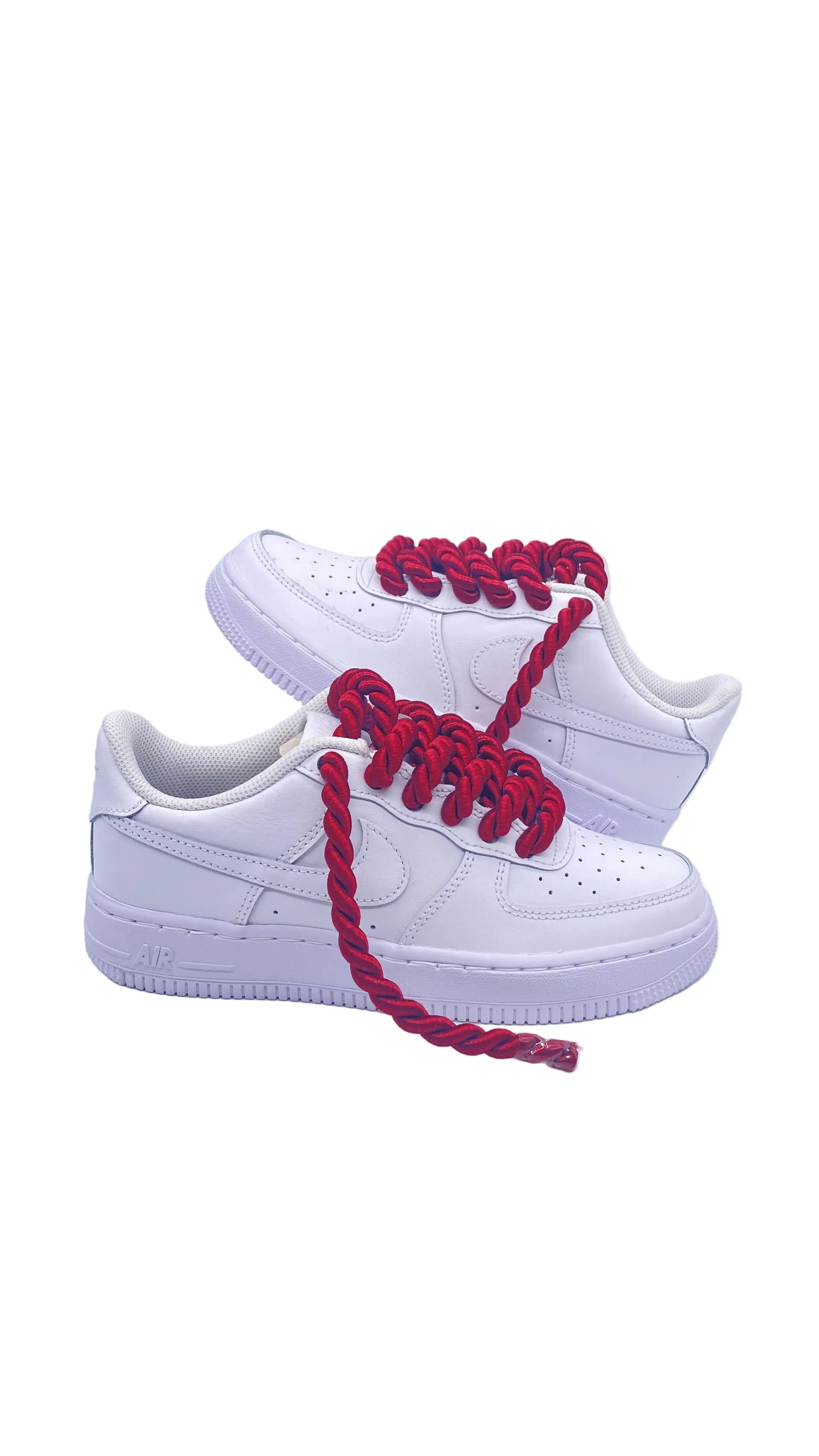Air Force 1 x Satin Ropes Bordeaux