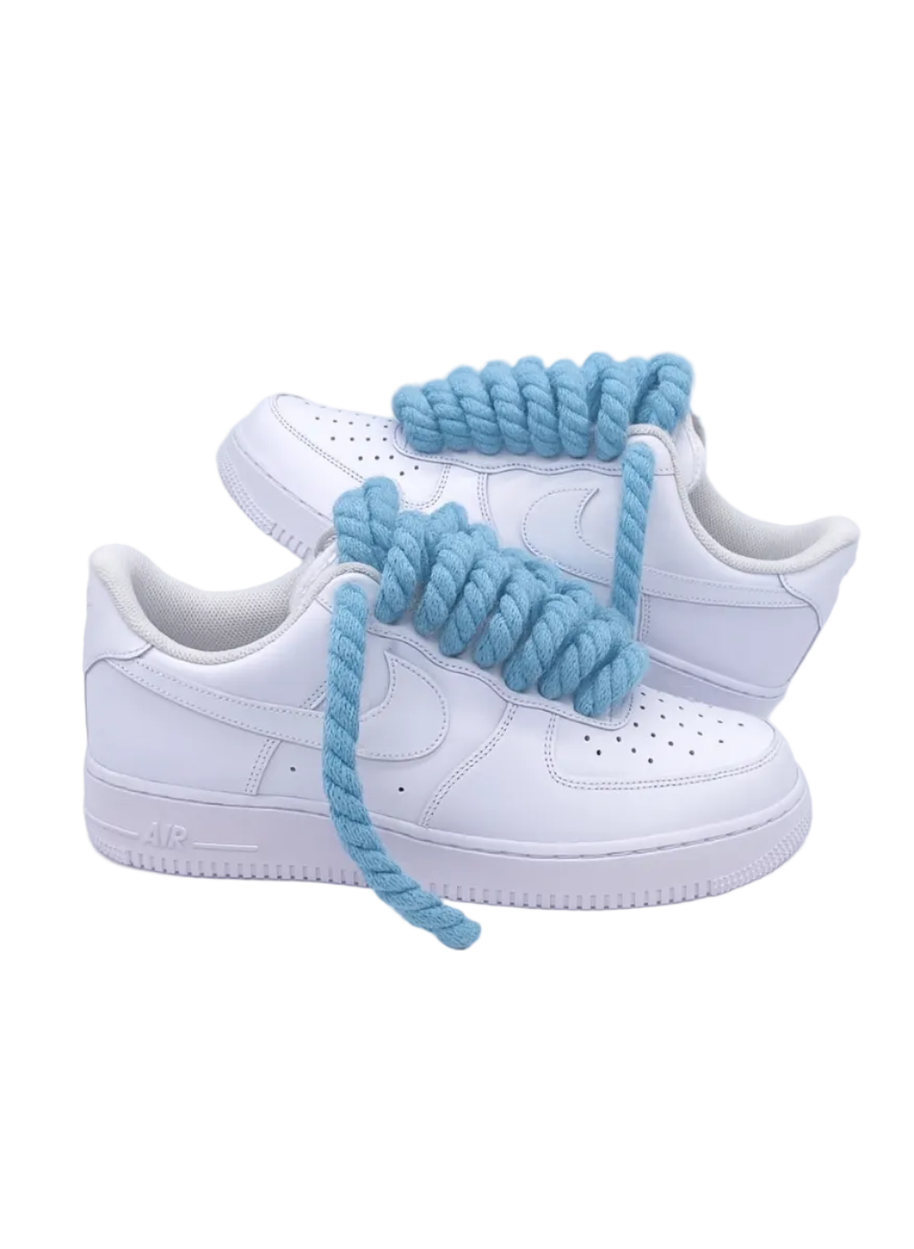 Air Force 1 Wht x Ropes Baby Blue